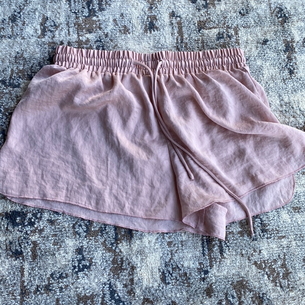 PINK womens blush pink pajama shorts size small